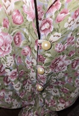 Studio J Floral Blouse - Pink & Green
